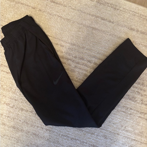 Nike dri-fit black standard fit athletic pants size S - Picture 1 of 4
